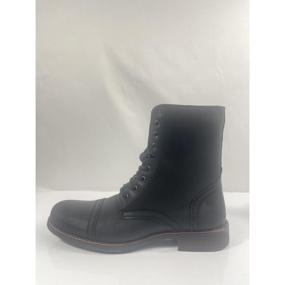 Steve Madden Boots Mens Size 8 Black Troopah-C Leather Combat Ankle New Box main image 11